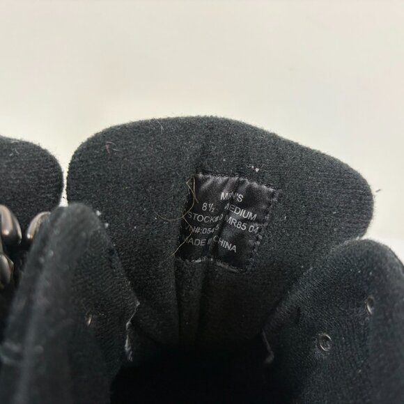 LL Bean Hiking Boots Mens Size 8.5 Black Suede Insulated Primaloft Winter